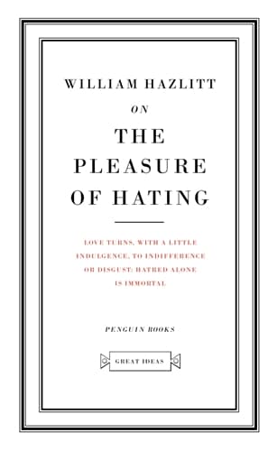Cover of On the Pleasure of Hating
